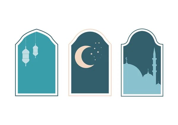 Ramadan Tausta Islamilainen Kuvitus Kuvio — vektorikuva