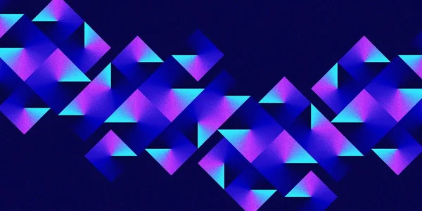 Синій Фіолетовий Абстрактний Фон Геометричною Формою Грубою Текстурою Шуму Зерна — стокове фото