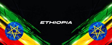 Grunge Konsepti ile Fırça Boyası BayraklarıComment