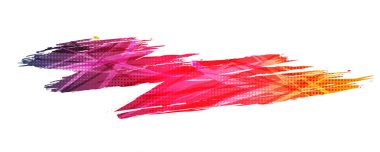 Mavi ve Kırmızı Kademe Fırça Arkaplanlı Soyut Spor Arkaplanı. Grunge Fırça Vuruşu Elementi Poster veya Sancak Tasarımı İçin Yarıton Efekti