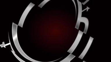 Spor salonu ve fitness işareti logo video animasyonlu İngilizce alfabe K