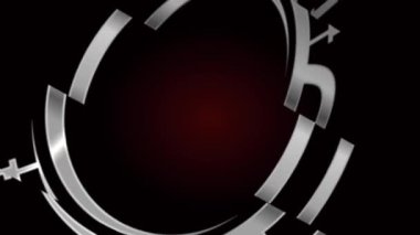 Jimnastik salonu ve spor salonu logosu video animasyonu ile İngilizce alfabe J