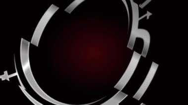 İngilizce alfabe L ile spor salonu ve fitness işareti video animasyonu