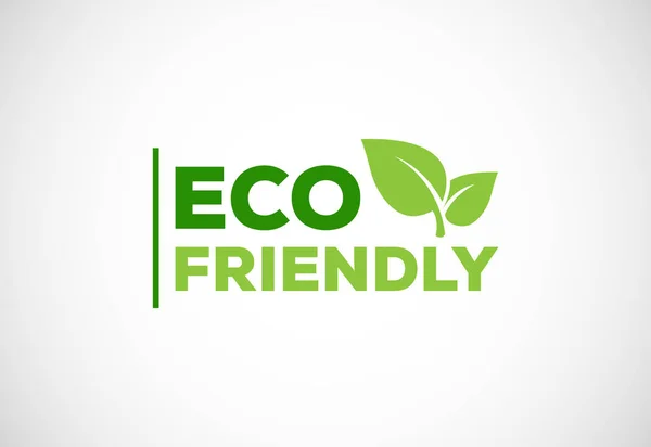 Ícone Ecológico Eco Amigável Rótulo Orgânico Sinal Ilustração Vetor Design Vetores De Stock Royalty-Free