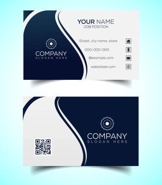 Yaratıcı ve modern şirket kartviziti şablonu