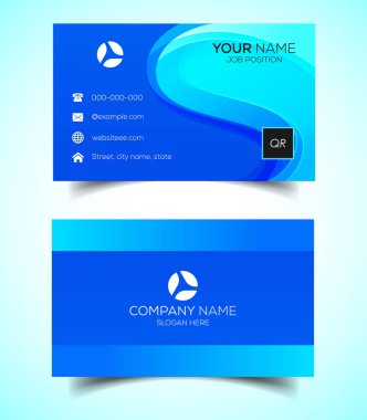 Yaratıcı ve modern şirket kartviziti şablonu