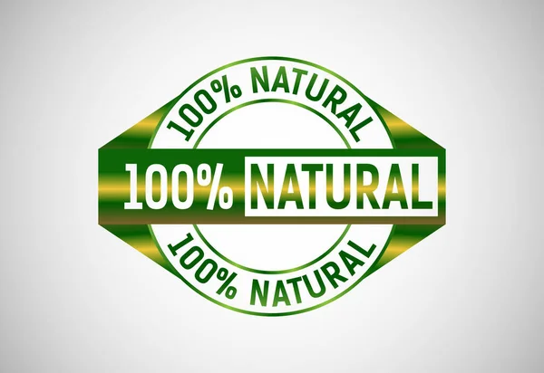 Natürliche Organische Frische Lebensmittel Vektor Logo Oder Abzeichen Vorlage Für — Stockvektor