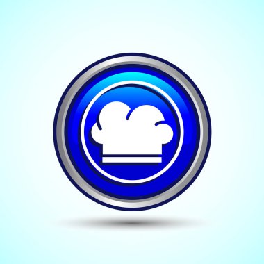 Şef Simge Tasarım İllüstrasyon, Restoran, Yemek Simgesi