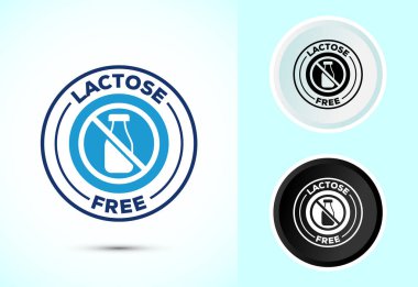 Laktozsuz Simge Tasarımı İllüstrasyon, Sağlıklı Yemek Konsepti