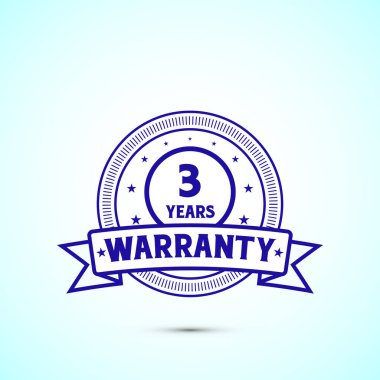 3 yıl garantili rozet ve mavi etiketli