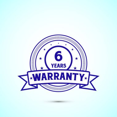 6 yıl garantili rozet ve mavi etiketli