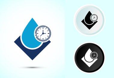 Quick dry icon design illustration. Fast dry cleaning service sign clipart