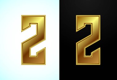 İngiliz alfabesi Z, altın rengi. Şirket iş kimliği için grafiksel alfabe sembolü