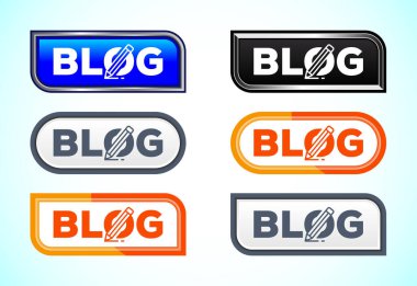 Farklı şekil ve renklerden oluşan günlük düğmesi. Mobil uygulama ve site UI tasarımı için elverişli.