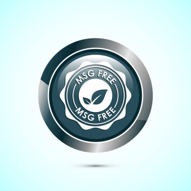 MSG özgür simge tasarımı illüstrasyonu, web ve uygulama için Msg etiket imzası. Gri renkli yuvarlak düğme tasarımı