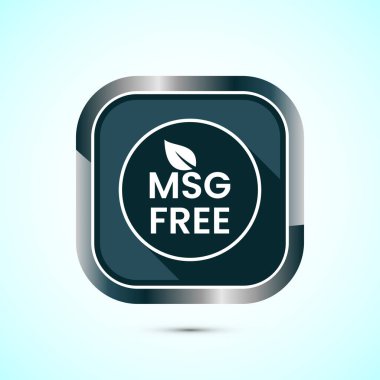 MSG özgür simge tasarımı illüstrasyonu, web ve uygulama için Msg etiket imzası. Gri renk gölge düğmesi tasarımı