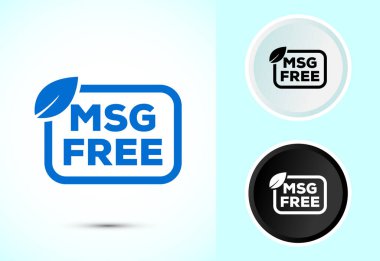 MSG özgür simge tasarımı illüstrasyonu, Msg etiket işareti simgesi siyah beyaz
