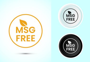 MSG özgür simge tasarımı illüstrasyonu, Msg etiket işareti simgesi siyah beyaz