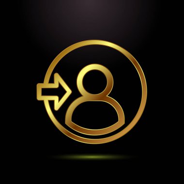 Altın Giriş Sembolü Kullanıcı Yetkilendirmesi ve Güvenli Erişim İçin Parlayan Geçit