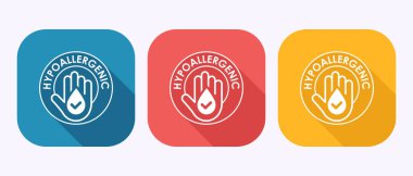 Hipoalerjenik Ürün Simgeleri Hassas Cilt İçin Nazik ve Güvenli Sembolize Ediyor