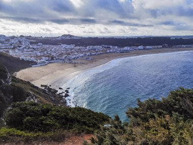 Fortress Sao Miguel Arcanjo Nazare view of the city from the rock