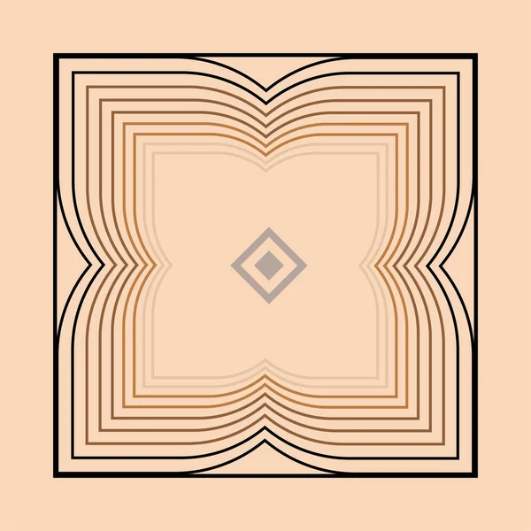 Ιερό Κλίβανο Γεωμετρίας Αναπαράγω Γεωμετρική Δομή Εικονογράφηση Σύγχρονη Τέχνη Γραμμή — Διανυσματικό Αρχείο