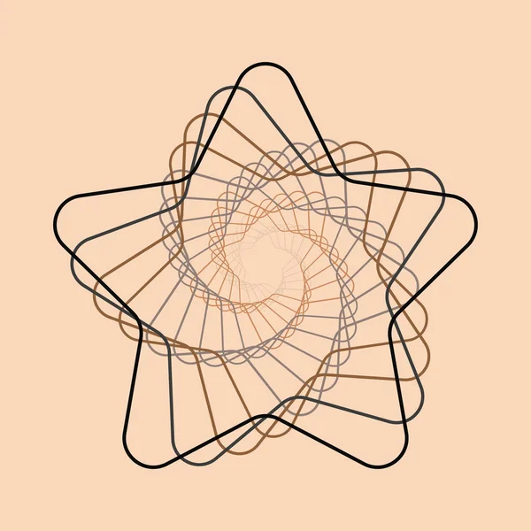 Sacred Geometry Clipart Procreate Geometric Structure Illustration Contemporary Line Art — Stock Vector