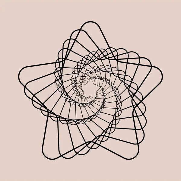 Heilige Geometrie Clipart Erzeugen Sie Eine Illustration Der Geometrischen Struktur — Stockvektor