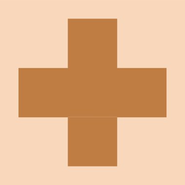 Soyut minimalist Renkli, temiz ve basit Çember tasarım ögesi.