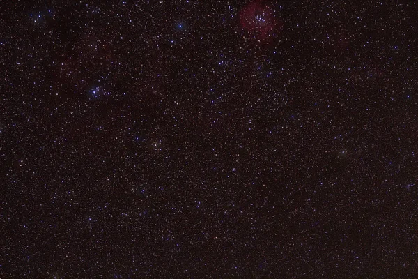 银河星和夜空中的星座 — 图库照片