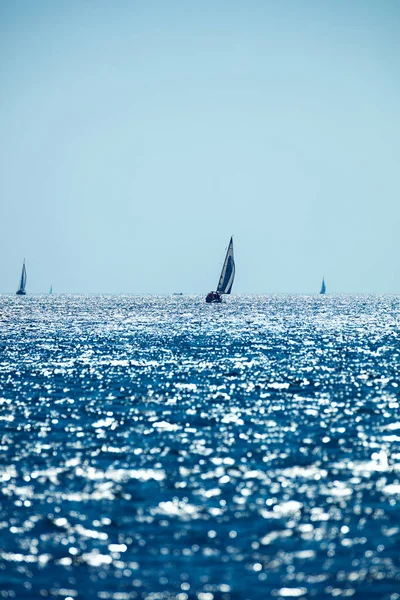 Вітрильний Спорт Відкритих Океанічних Водах — стокове фото