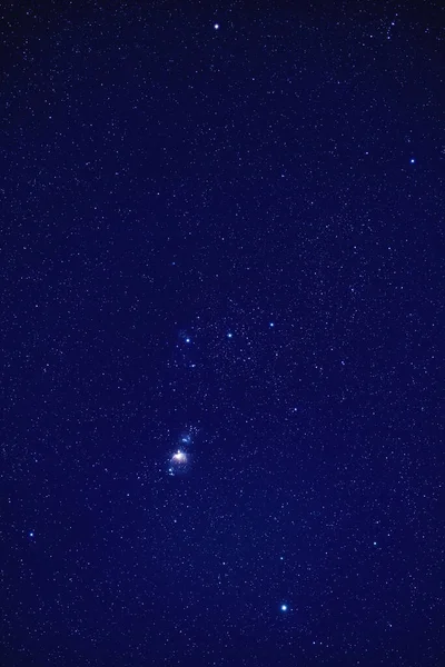 Constelação Orion Vários Aglomerados Estelares Fotografados Com Lente Grande Ângulo — Fotografia de Stock