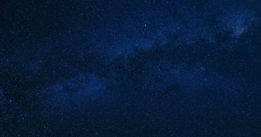 Samanyolu yıldızları geniş açılı mercekle fotoğraflandı.