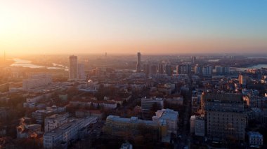 Belgrad şehir manzarası ve Sırbistan 'ın başkenti.