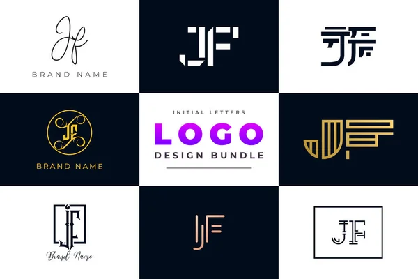 Letras Iniciales Logo Design Bundle Gráficos Vectoriales