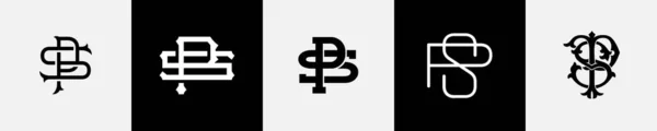 Початкові Літери Монограма Logo Design Bundle — стоковий вектор