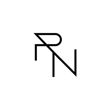 Minimum Harfler RN Logo Tasarımı