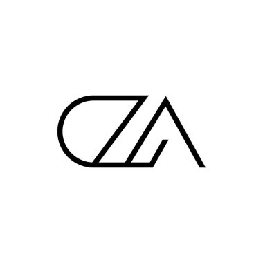 Minimum Harfler DA Logo Tasarımı