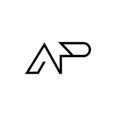 Minimum Harfler AP Logo Tasarımı