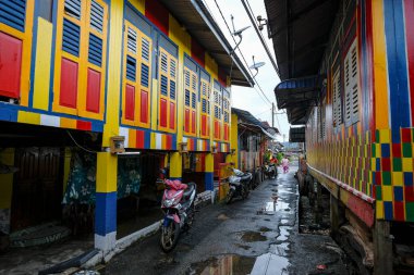 Kuala Perlis, Malezya - Ekim 2022: Kuala Perlis 'in 15 Ekim 2022 tarihinde Malezya Yarımadası' nın kuzeybatı ucunda yer alan görüntüleri