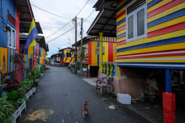 Kuala Perlis, Malezya - Ekim 2022: Kuala Perlis 'in 15 Ekim 2022 tarihinde Malezya Yarımadası' nın kuzeybatı ucunda yer alan görüntüleri
