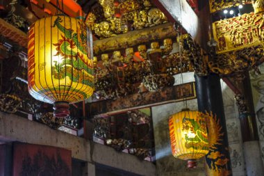 George Town, Malezya - Kasım 2022: Khoo Kongsi 17 Kasım 2022 tarihinde Penang, Malezya 'da George Town' daki en büyük kabile tapınağıdır.