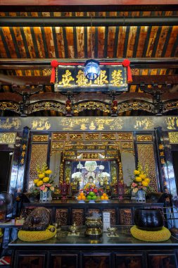 Malacca, Malezya - Kasım 2022: 25 Kasım 2022 Malacca, Malezya 'da Cheng Hoon Teng Tapınağı.