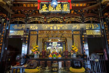 Malacca, Malaysia - November 2022: Views of  the Cheng Hoon Teng Temple on November 25, 2022 in Malacca, Malaysia. clipart