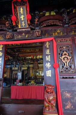 Malacca, Malezya - Kasım 2022: 25 Kasım 2022 Malacca, Malezya 'da Cheng Hoon Teng Tapınağı.