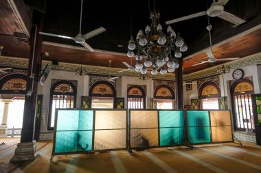 Malacca, Malezya - Kasım 2022: Malacca City 'deki Tengkera Camii 30 Kasım 2022 Malacca, Malezya.