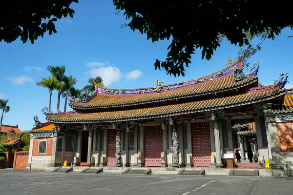 Taipei Taiwan Janvier 2023 Temple Taipei Confucius Est Temple Confucéen — Photo