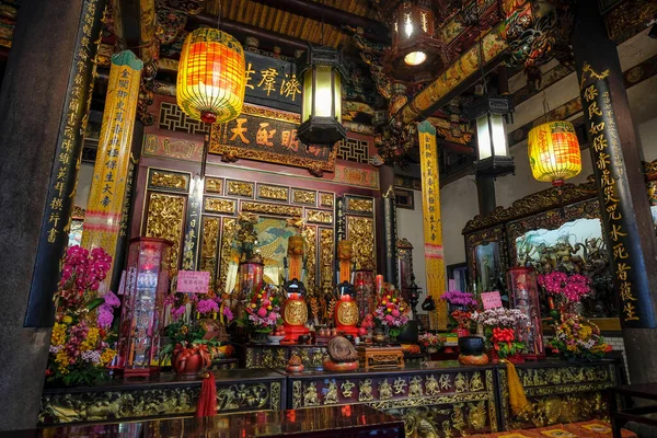 Taipei Taiwán Enero 2023 Templo Baoan Templo Religioso Popular Taiwanés — Foto de Stock