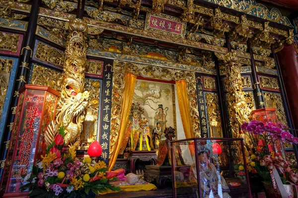 Taipei Taiwán Enero 2023 Templo Baoan Templo Religioso Popular Taiwanés —  Fotos de Stock