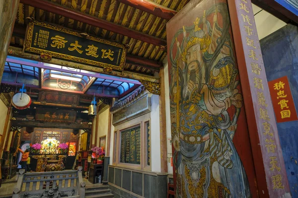 Lukang Taiwán Febrero 2023 Templo Nanjing Lukang Old Street Taiwán — Foto de Stock
